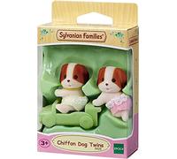 Sylvanian Families - Le Village - Les jumeaux Chien Chiffon - 5428 - Jumeaux et Bébés - Mini Poupées