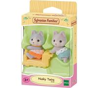 Mini-univers - SYLVANIAN FAMILIES - Les jumeaux husky - Orange - Mixte - 3 ans+
