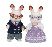 Sylvanian Families - 5190 - Mini-Poupée - Grands Parents Lapin Chocolat