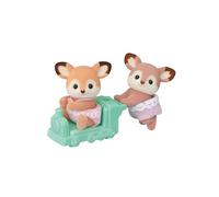 Sylvanian Families -Les Jumeaux Biche - Set 2 Figurines - Plongez dans l'univers de la Famille Sylvanian - Figurines Animaux Miniatures - Jouet Enfant 3 Ans et + - 5800