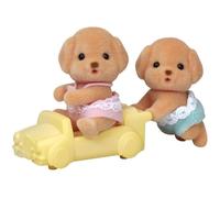 SYLVANIAN FAMILIES - Les jumeaux caniche - Mini-univers - Mixte - 3 ans - Garantie 2 ans