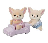 Sylvanian Families - Poupée - Les jumeaux Fennec 5697 - Articulés - Multicolore