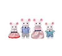 Sylvanian Families - Marshmallow Mouse Family & - Marshmallow Mouse Triplets + T