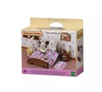 Sylvanian Families – Set lit semi-double – 5+ accessoires – Figurines animaux – 3 ans+