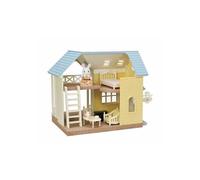 Coffret Le cottage au toit bleu - SYLVANIAN FAMILIES - 5671 - Pour Enfant de 5 ans et plus - Mobilier inclus