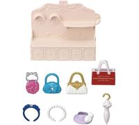 SYLVANIAN FAMILIES Présentoir FASHION Vêtements Sacs Chapeaux Etc. Époque 6015