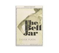 Sylvia Plath The Bell Jar (3) Impression sur toile sans cadre pour chambre à coucher, salon - 20 x 30 cm