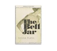 Sylvia Plath The Bell Jar Couverture du livre sur toile pour chambre à coucher, salon, sans cadre, 50 x 75 cm