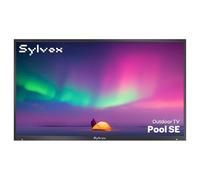 SYLVOX 32 Pouces Smart Google TV Extérieur - 1080P FHD, 1500 Nits Téléviseur Étanche IP55, DVB-S2/T2, WiFi, Outdoor Television pour Terrasse, Jardins, Espaces Extérieurs (Pool SE 2025)