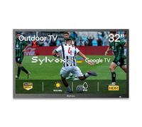 SYLVOX 32" Smart Google TV Extérieur - 1080P FHD, 1500 Nits, Étanche IP55