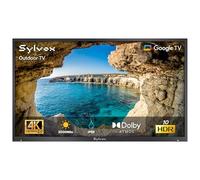 SYLVOX 43" Smart Google TV Extérieur Étanche IP55 4K 2000Nits for Outside
