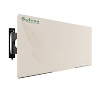 SYLVOX 65 pouces Housse Étanche pour TV Extérieur， Couverture Complète Inférieure, Housse TV Écran Plat Antipoussière avec Poche pour Télécommande en Tissu Oxford
