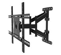 Sylvox Support mural Full Motion pour téléviseurs de 40 à 75 pouces, double bras articulés, pivotant et inclinable, VESA max 600 x 400 mm, peut supporter jusqu'à 45,4 kg, parfait pour les téléviseurs d'extérieur Sylvox