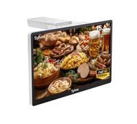 SYLVOX TV Pliable 15,6" (40 cm) - Smart Google TV Full HD 1080P, Écran Pivotant +/-45°, Pliage 90°, HDMI | Bluetoot | DVB-T2/C/S2 - DC 12V Téléviseur pour Cuisine, Chambre, Camping - Garantie 2 Ans