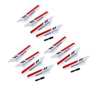 Syma 12 x Aile Rouge Speciale D'Helicoptere Telecommande + Un Lame de Queue Noire pour Syma S107 S107G