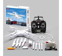 Syma Drone X5SW WiFi FPV RC 2,4 GHz 4CH 6 axes RTF 2 MP Caméra HD Couleur Noir 29206