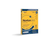 NortonLifeLock Antivirus Norton 360 Deluxe – 50 Go – 1 utilisateur, 5 appareils – 12 mois