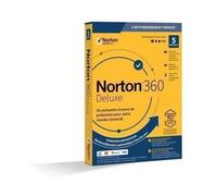 SYMANTEC Norton 360 Deluxe - Version boîte (1 an) - 5 périphériques espace de stockage de cloud 50 GB