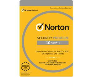 Symantec Norton Security Premium 3.0, 10 appareils 1 An