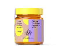 Symbeeosis Miel de Thym Grec 100% Bio - Super-aliment Premium avec des Polyphénols et des Acides Phénoliques Élevés - Renforceur Immunitaire - Arôme Distinctif, Couleur Ambre Riche et Goût Doux