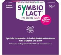 SymbioLact Pro Intestin Multi - Soutient l'intestin pendant et après la prise d'antibiotiques* - Avec bactéries lactiques, biotine et glutamine - 28 milliards de bactéries - Sans gluten - 40 bâtonnets