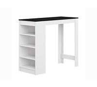 Symbiosis Aravis Meuble Bar Blanc et Noir 115x50x102,7 cm