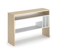 Symbiosis Choromela Console Chêne Clair et Blanc 120x33x80,5 cm