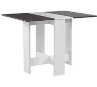 Symbiosis Papillon Table Pliante Blanc et Effet Béton 103/67/28x76x73,4 cm