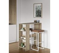 SYMBIOSIS Table Bar Gavarnie, Chêne, 94x40x101 cm (LxPxH)