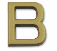 Symbol LD37B Lettre B dorée adhésive hauteur 37 mm