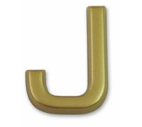 Symbol LD37J Lettre J dorée adhésive hauteur 37 mm