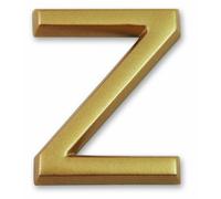 Symbol LD37Z Lettre Z dorée adhésive hauteur 37 mm