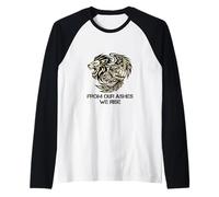 Symbol of Strength and Courage Tee Manche Raglan