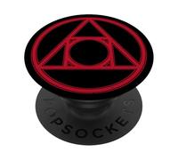 Symbole alchimique, Cercle carré, alchimistes, Quatre éléments PopSockets PopGrip Adhésif