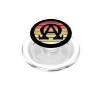 Symbole Alpha et oméga rétro Coucher de Soleil Art catholique Homme prêtre PopSockets PopGrip pour MagSafe