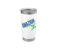Symbole amazigh yaz identité berbère moderne Gobelet isotherme en acier inoxydable double paroi