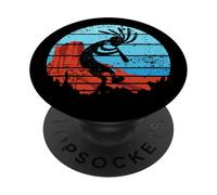 Symbole amérindien du sud-Ouest des États-Unis Dansant Kokopelli PopSockets PopGrip Adhésif