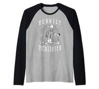 Symbole Anahata Squelette en Forme de sirène pour Yoga Fortement méditée Manche Raglan
