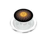 Symbole Astrologie Solaire Vintage Visage du Soleil céleste PopSockets PopGrip pour MagSafe