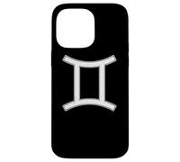 Symbole Astrologique Gemini Signe Zodiaque Coque pour iPhone 14 Pro Max
