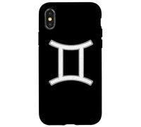 Symbole Astrologique Gemini Signe Zodiaque Coque pour iPhone X/XS
