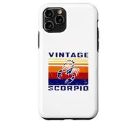 Symbole Astrologique Vintage Scorpion Octobre Novembre Coque pour iPhone 11 Pro