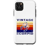 Symbole Astrologique Vintage Scorpion Octobre Novembre Coque pour iPhone 11 Pro Max