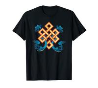 Symbole bouddhiste de la shrivatsa ou du nœud infini T-Shirt
