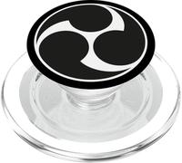Symbole Bouddhiste Yin Yang Shinto Mitsu Tomoe Mitsudomoe PopSockets PopGrip pour MagSafe