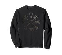 Symbole Boussole Viking - Vegvisir Rune Nordique Celtique Sweatshirt