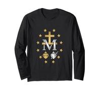 Symbole catholique de la Sainte Mère Mariale Manche Longue