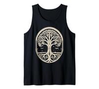 Symbole celtique arbre de vie avec lune Débardeur