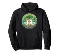 Symbole celtique arbre de vie avec nœud vert Sweat à Capuche