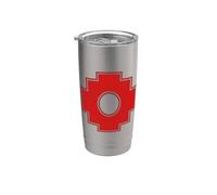 Symbole chakana Inca Croix andine Incan Gobelet isotherme en acier inoxydable double paroi